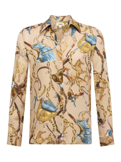 Nina Silk Blouse - Image 2