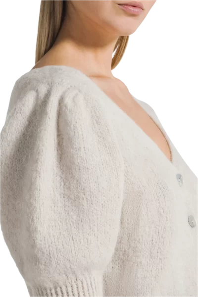 Manda Reverse Cardigan in beige - Image 3