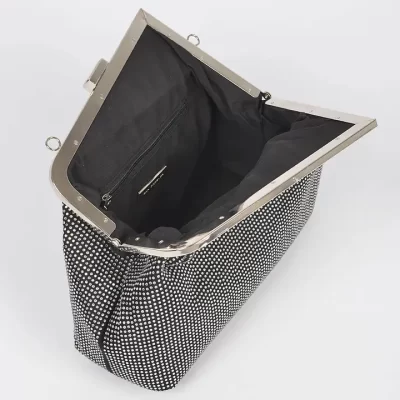 Solan Rhinestone Frame Clutch - Image 5