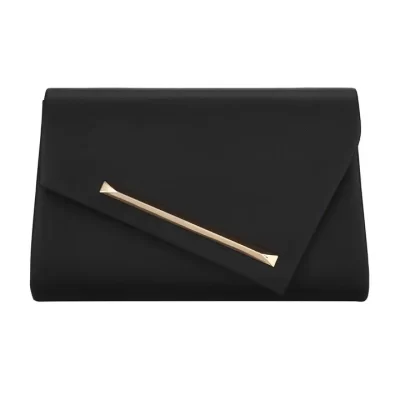 Liyah Faux Leather Clutch Bag - Image 2