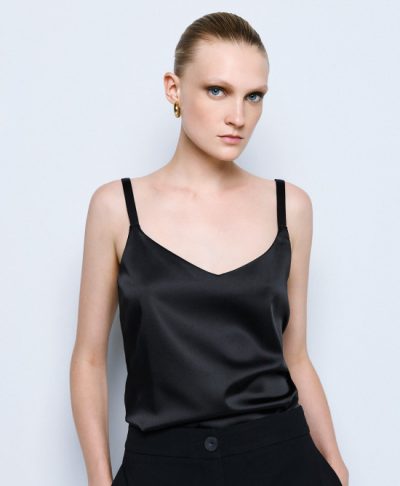 Black Kioky Satin top - coming soon - Image 4