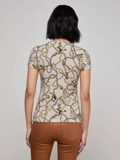 Ressi Fitted Tee in smoke chain - Image 4