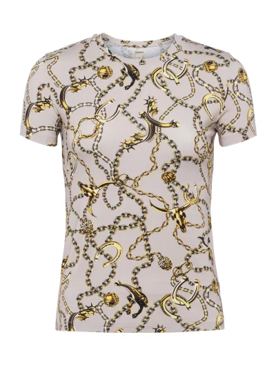 Ressi Fitted Tee in smoke chain - Image 2