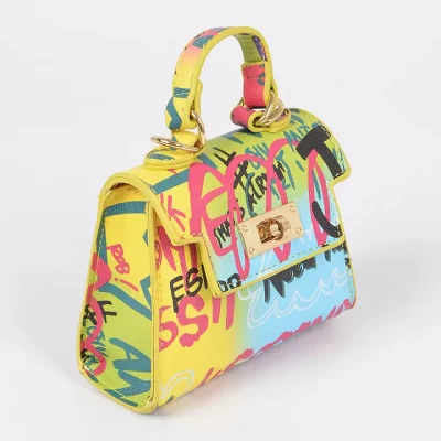 Candy Graffiti Mini Handle Bag - Image 5