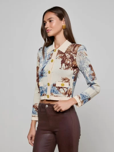 Osiris Jacquard Cardigan - Image 4