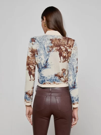 Osiris Jacquard Cardigan - Image 3