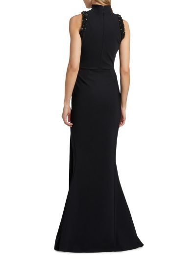 Siman Beaded Jersey Gown - Image 4