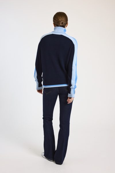 Celine Roll Neck in navy - Image 2