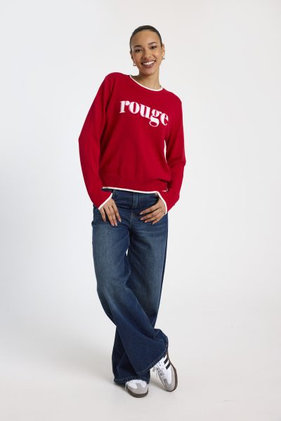 Frenchie Crew Neck in rouge - Image 3