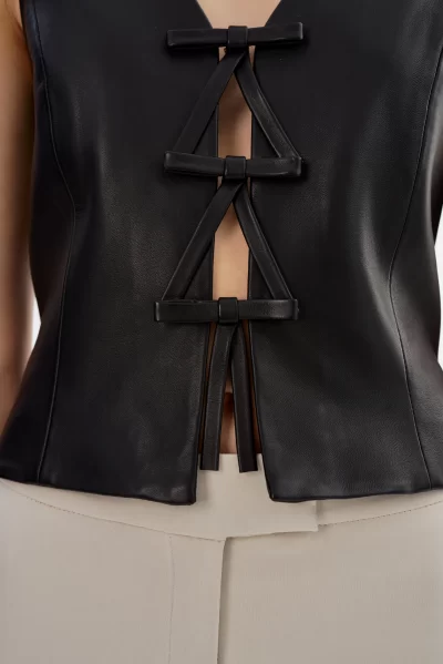 Bastina Vest in Black - Image 6