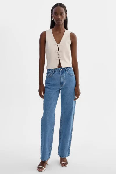 Bastina Vest in Whisper White - Image 6