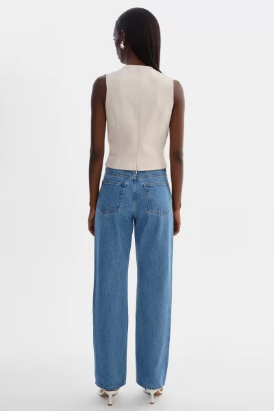 Bastina Vest in Whisper White - Image 3