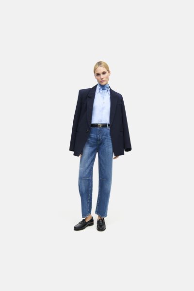 ORELIE O-SHAPE BLUE JEANS - Image 5