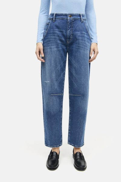 ORELIE O-SHAPE BLUE JEANS - Image 4