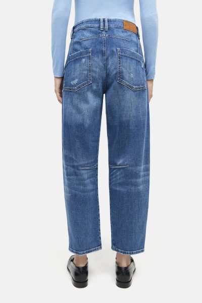 ORELIE O-SHAPE BLUE JEANS - Image 3