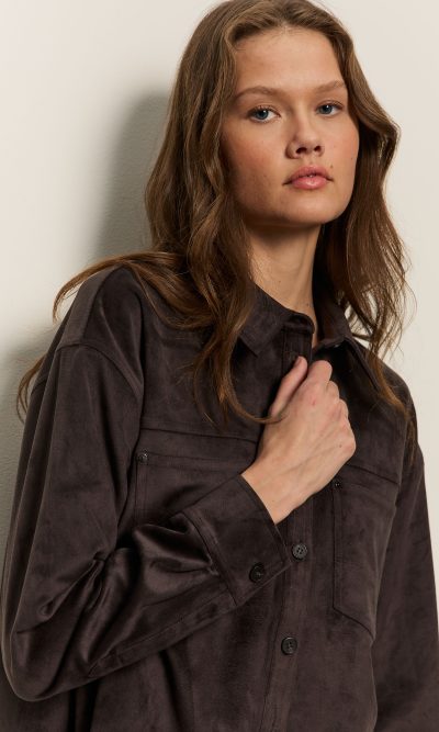 IVY SUEDE SHIRT - coming fall'25 - Image 4
