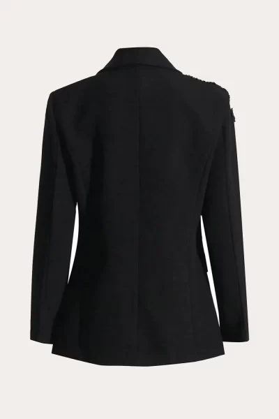 Rozom Beaded Loose Slim Blazer - Image 4