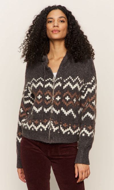 FAIRISLE ZIP-UP HOODIE - coming fall'25 - Image 5
