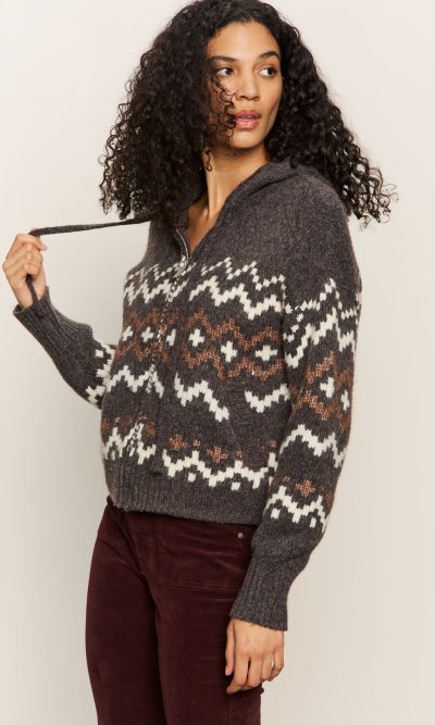 FAIRISLE ZIP-UP HOODIE - coming fall'25 - Image 4