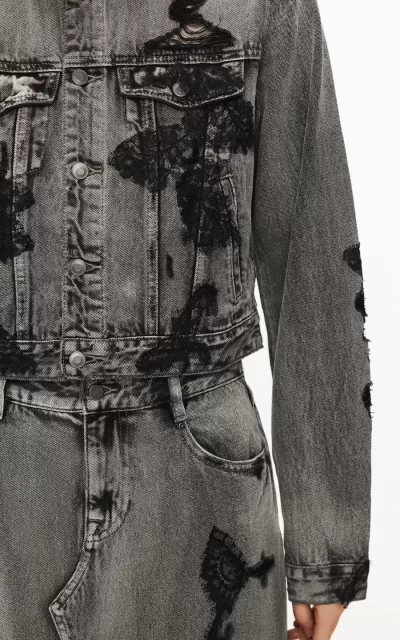 Astra Denim Cropped Jacket - Image 3