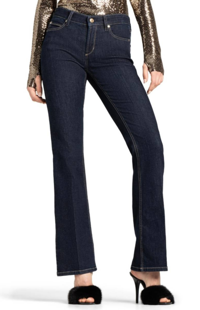 Paris Flared Pant in modern rinsed