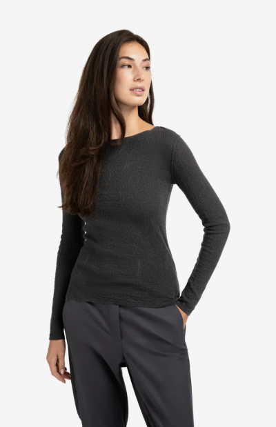 Taleen Fine knitted top in oyster