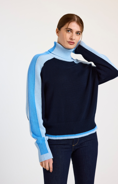Celine Roll Neck in navy