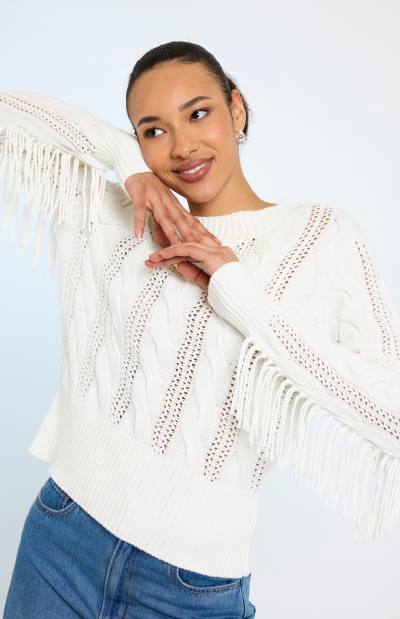 Hazel Fringe Sweater