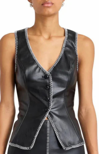 GINGER VEST IN BLACK