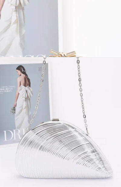 Kelli Metallic Acrylic Clutch