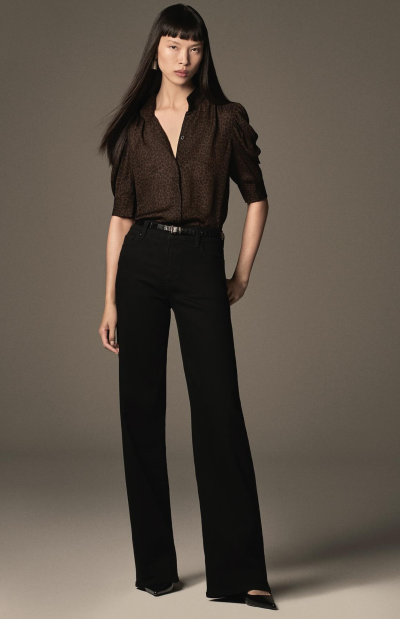 Gillian Leopard Print Blouse
