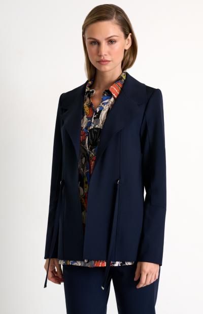 Graciela Tassel Jacket in Navy