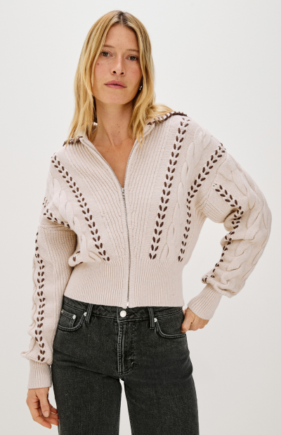 Lune Zip Up Cardigan - coming fall'25