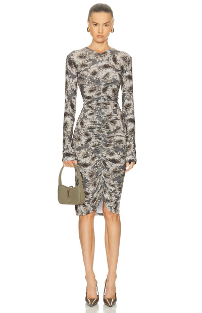 Lucas Shirred Knee Dress