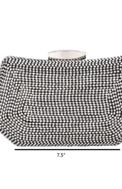 Christa Rhinestone Crystal Clutch