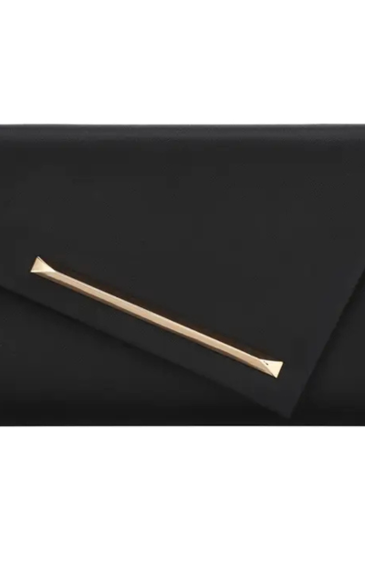 Liyah Faux Leather Clutch Bag
