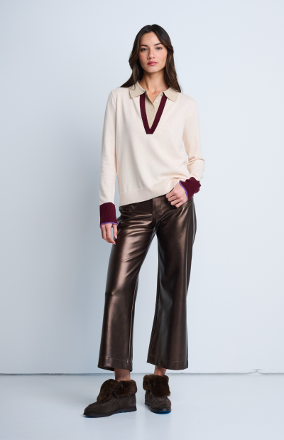 Double Down Sweater in sheepskin