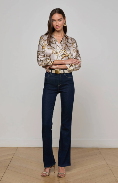 Ruth Straight-Leg Jean in Koval