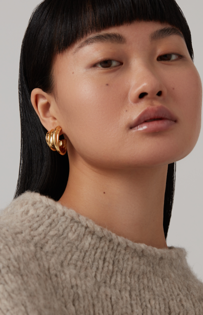 Leona Hoops in gold - coming soon