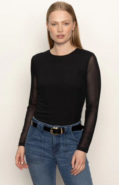 PERFECT MESH L/S TEE - coming fall'25