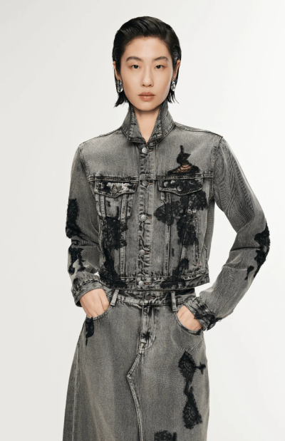 Astra Denim Cropped Jacket