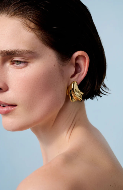 Lydia Earrings in gold