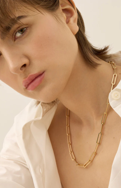 Andi Slim Chain in gold