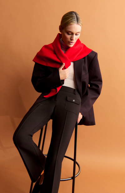 Farah Patched Pocket in black coffee