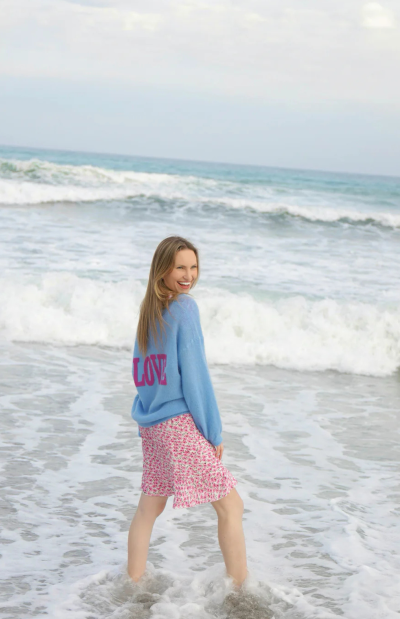 Silja Love Sweater in sky blue