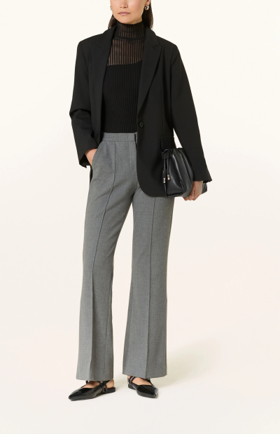 Doro Flared Pant in dark grey