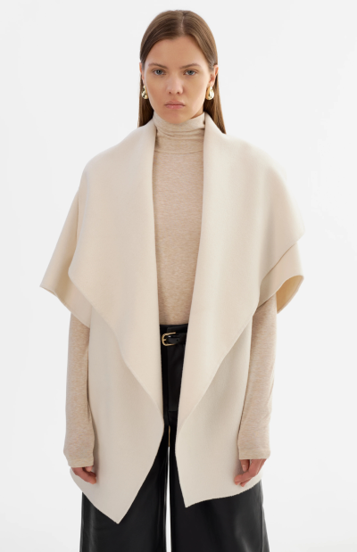 PENELOPE Wool Coat in whisper white - coming soon