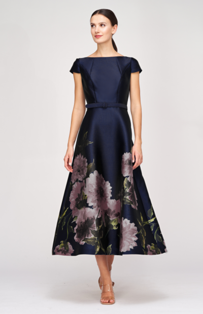 Ina Tea Length Dress in Twilight heather - coming fall'25