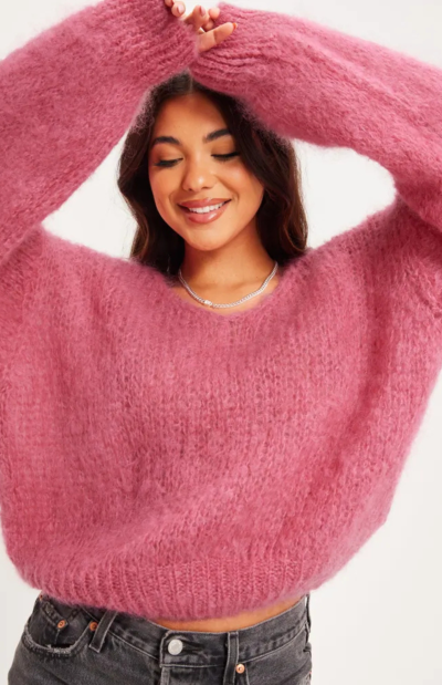 Milana Pullover in Pink