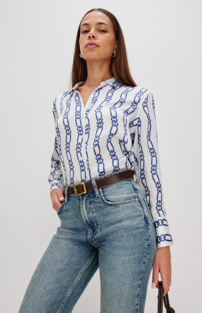 Dorian shirt in chain stripe